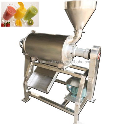 Hotels Single Channel Mango Fruit Pulp Extractor Machine Vegetable And Fruit Pulp Making Machine