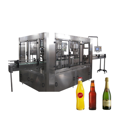 Automatic 3in1 Beverage Bottle Filling Machine Water Bottle Filling Machine Glass Filling Machine For Glass Bottle Juice Production Line
