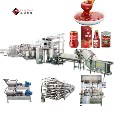 Automatic Africa Tomato Paste Pulp Catchup Processing Machinery Making Machine for Making Tomato Sauce